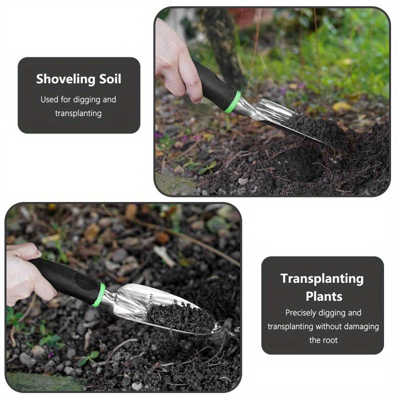 Aluminum Manual Gardening Tool Set with Ergonomic Handles
