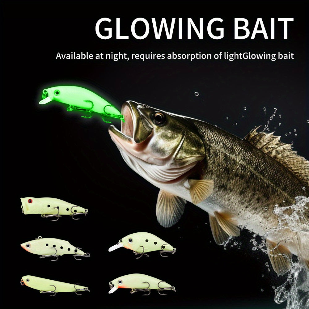 TSKS 140Pcs All Powerful Fishing Lure Kit With ABS Hard Baits And Soft Lures For Freshwater And Saltwater Tackle