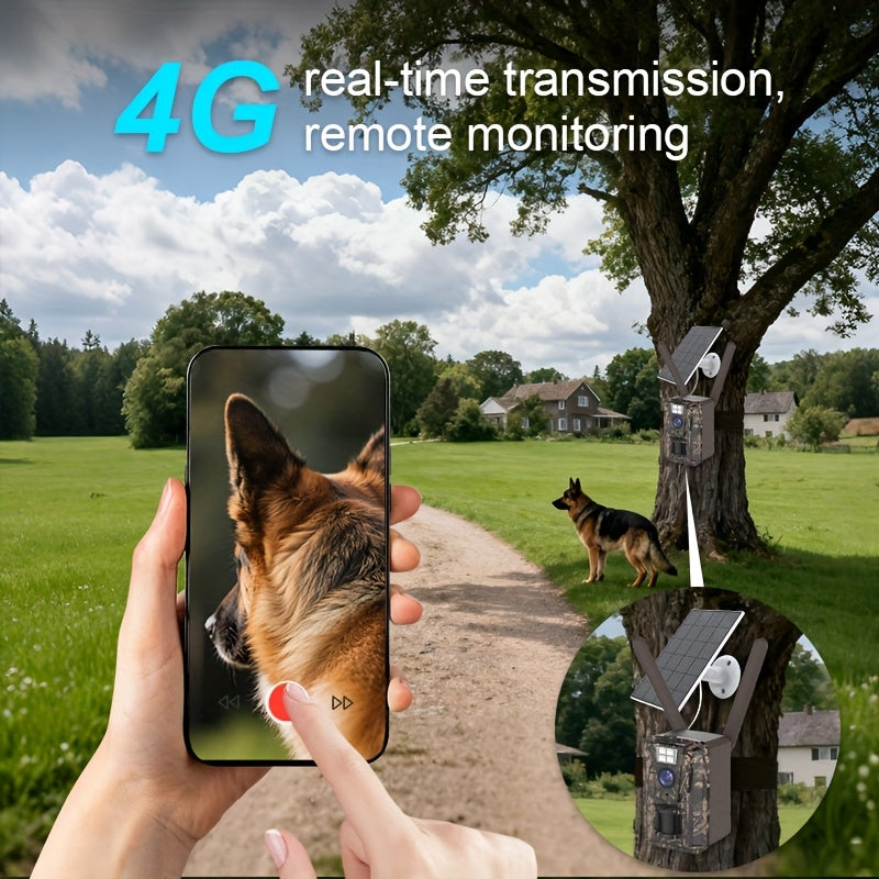 Beenocam Solar Hunting Camera 1080P HD Night Vision Motion