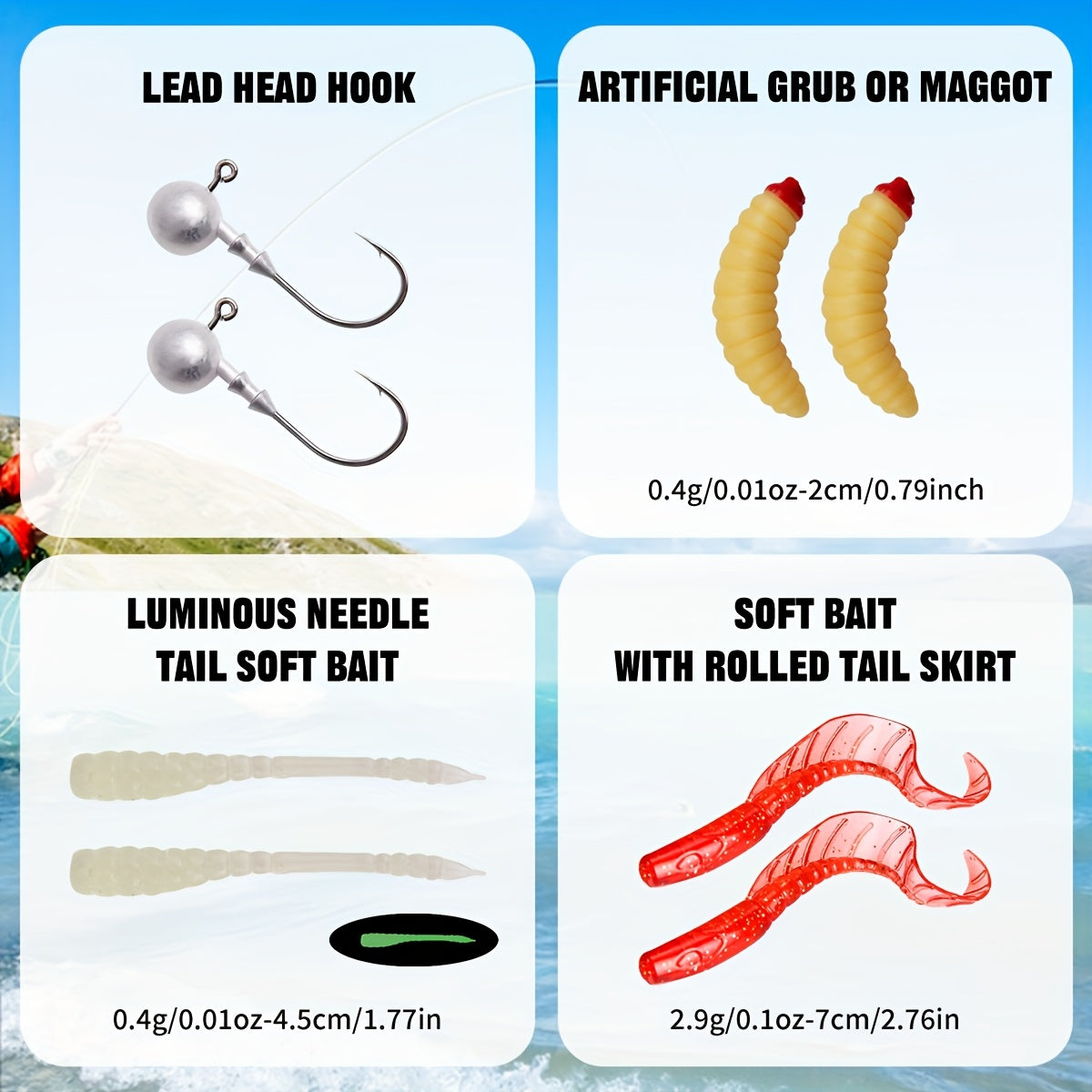 All In One Bass Lure Set For Freshwater And Saltwater