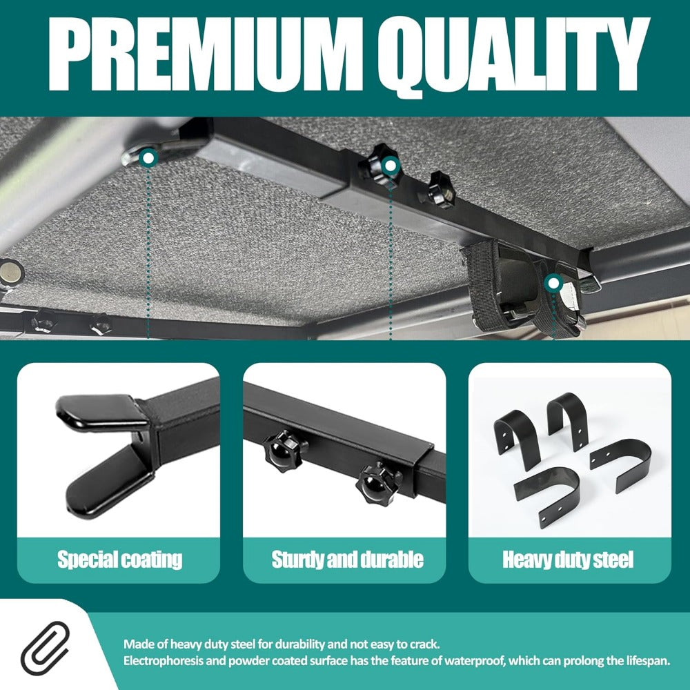 Adjustable UTV Gun Rack for Polaris and Kawasaki Models - Parry's Picks