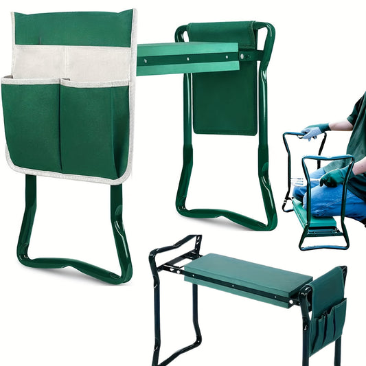 2-in-1 Garden Kneeling Chair and Tool Bag Storage Solution - Parry's Picks