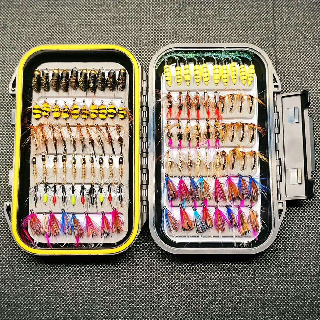 QIEVCRME Fly Fishing Lure Set Nymph Streamer Assortment