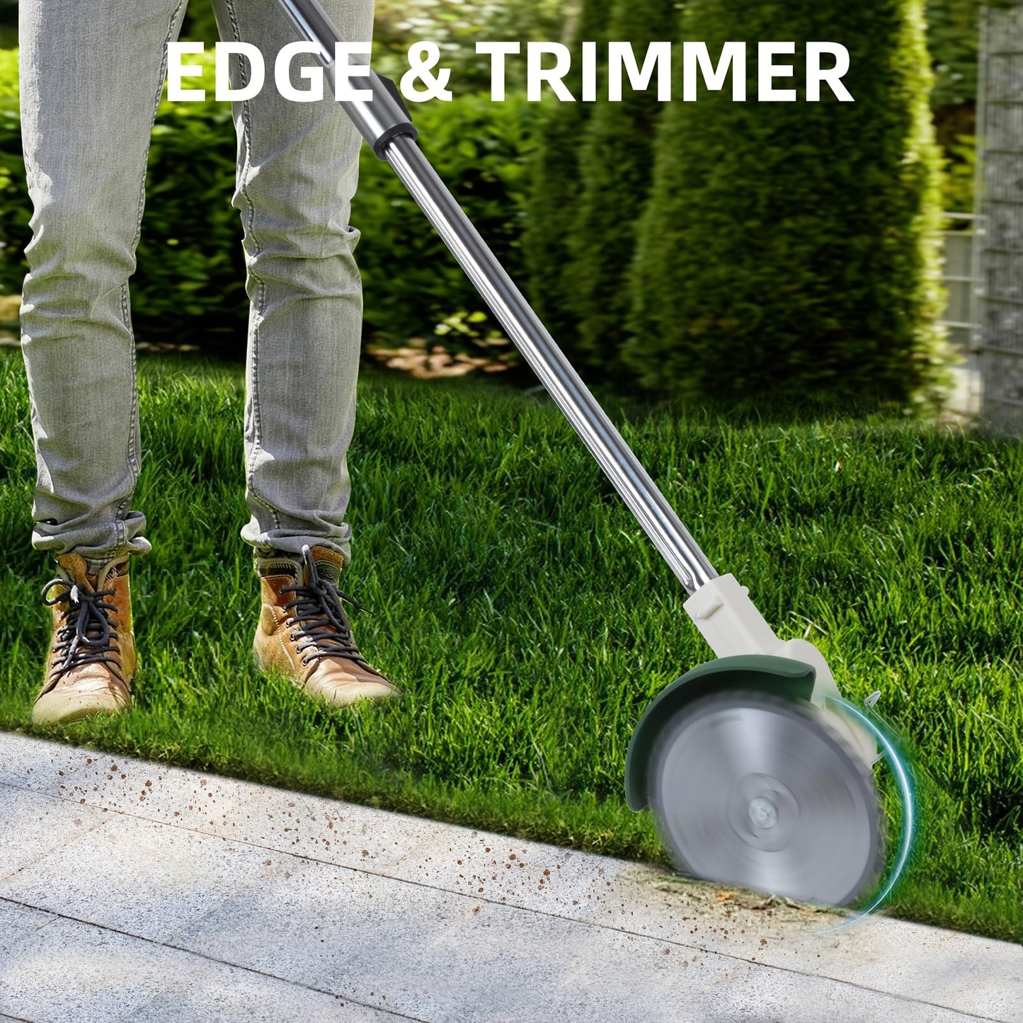 Lovewe Cordless Weed Eater for Effortless Lawn Care - Parry's Picks