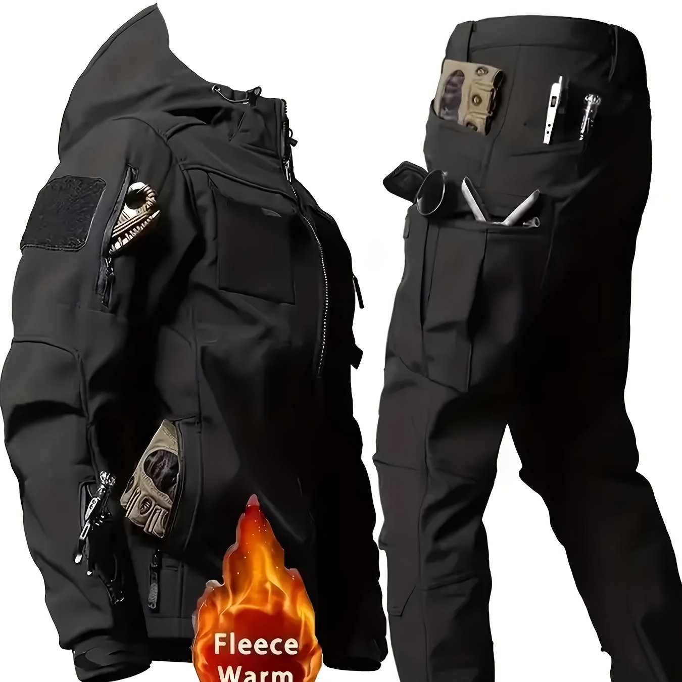 Hunting Camo Rain Suit For Men Breathable Lightweight Set