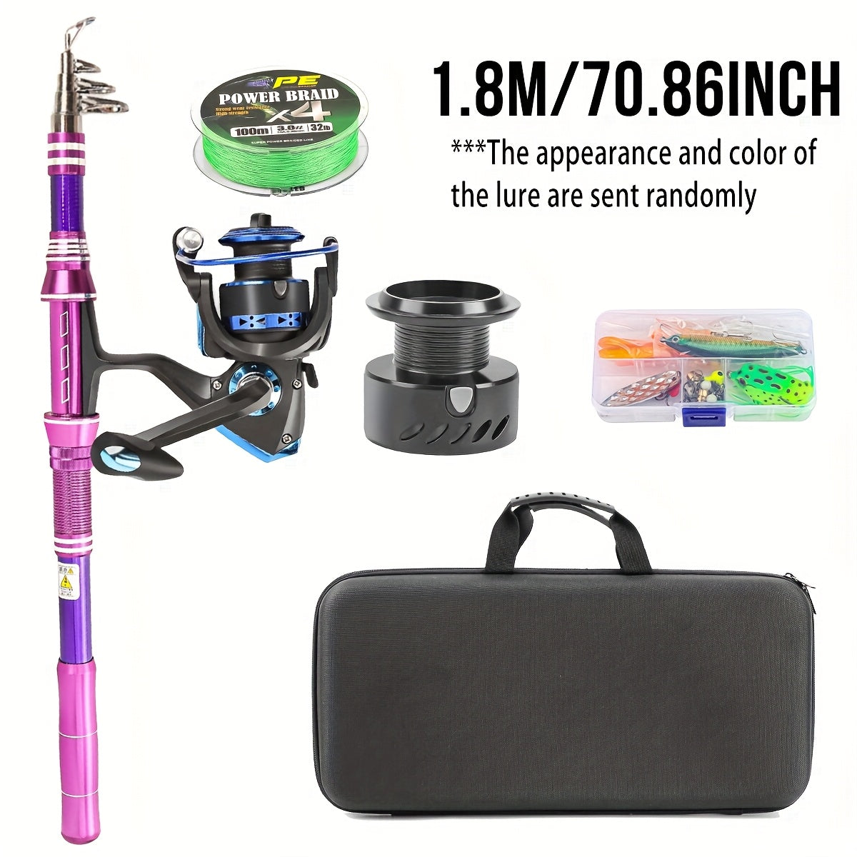 Carbon Fiber Telescopic Travel Fishing Rod Kit All In One - Parry's Picks