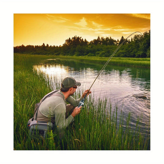 Telescopic Fishing Rod and Reel Combo Portable for Travel