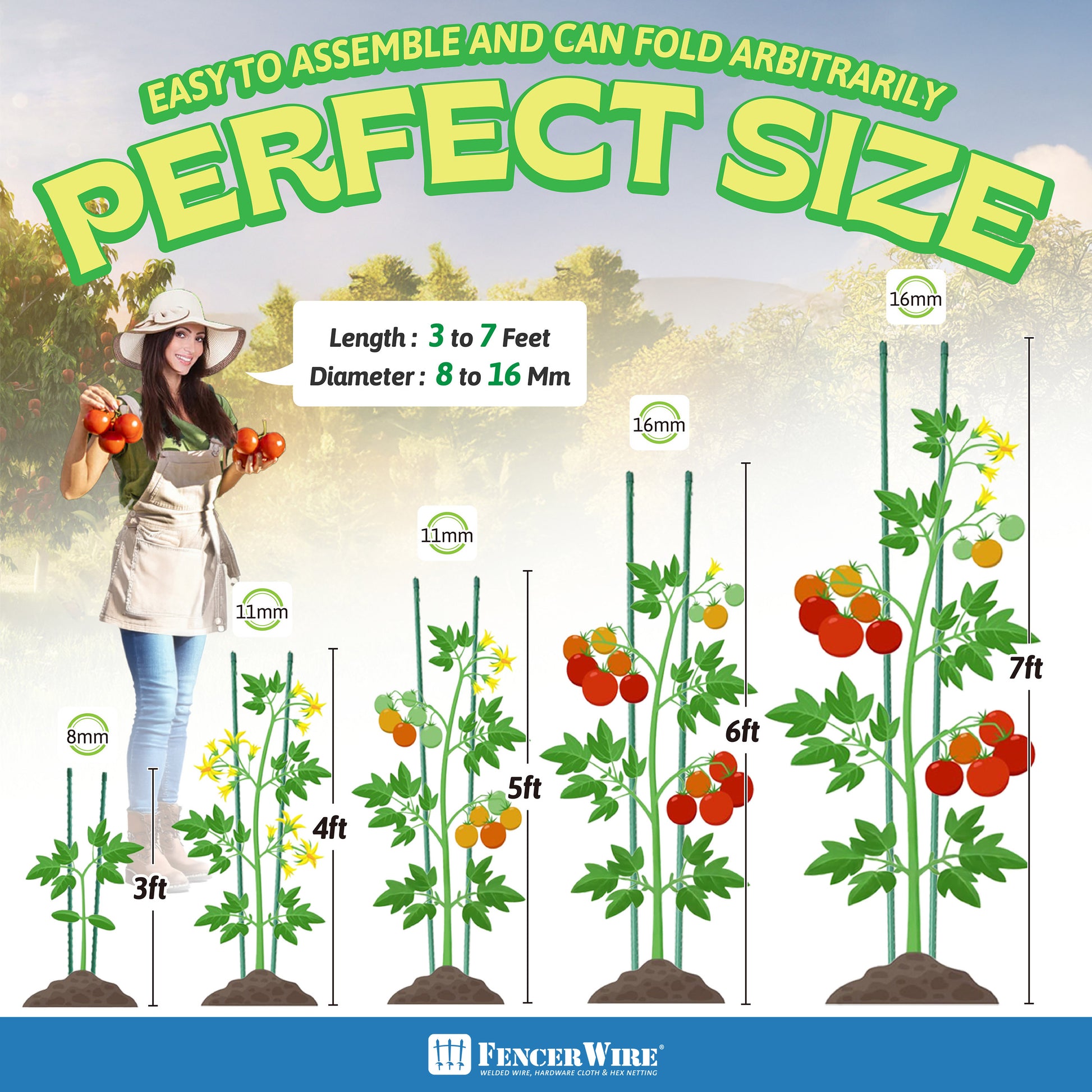 Durable Metal Plant Supports for Garden and Potted Plants - Parry's Picks
