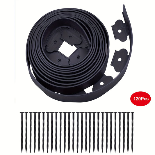 No Dig Durable Garden Landscape Edging Kit For Lawn Borders
