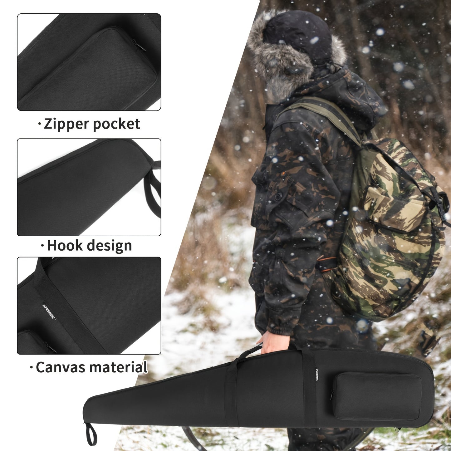 Tactical Soft Rifle Case With Adjustable Shoulder Strap