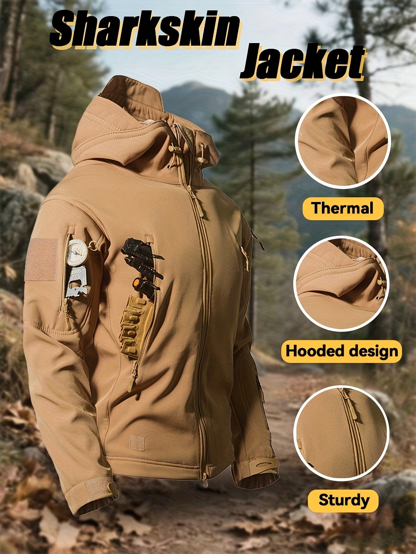 Men's 2-Piece Jacket And Overalls Set Warm Windproof Outerwear - Parry's Picks