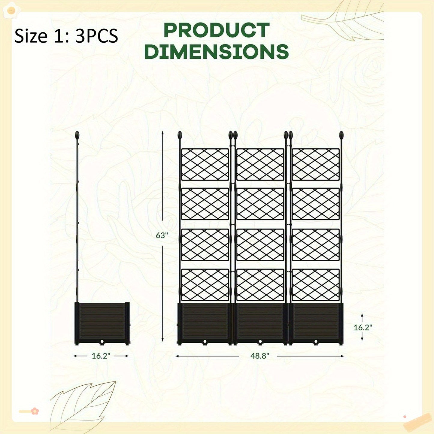 Plastic Planter Box With Trellis Garden Bed On Wheels