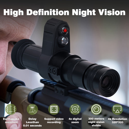4K HD Infrared Night Vision Binoculars With 7x Zoom