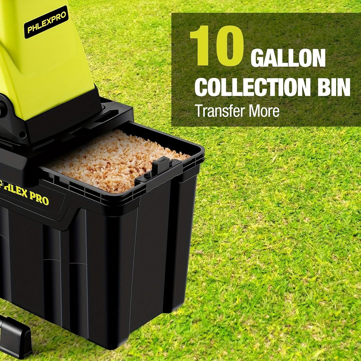 Wood Chipper Shredder Corded Electric 15 Amp Mulching