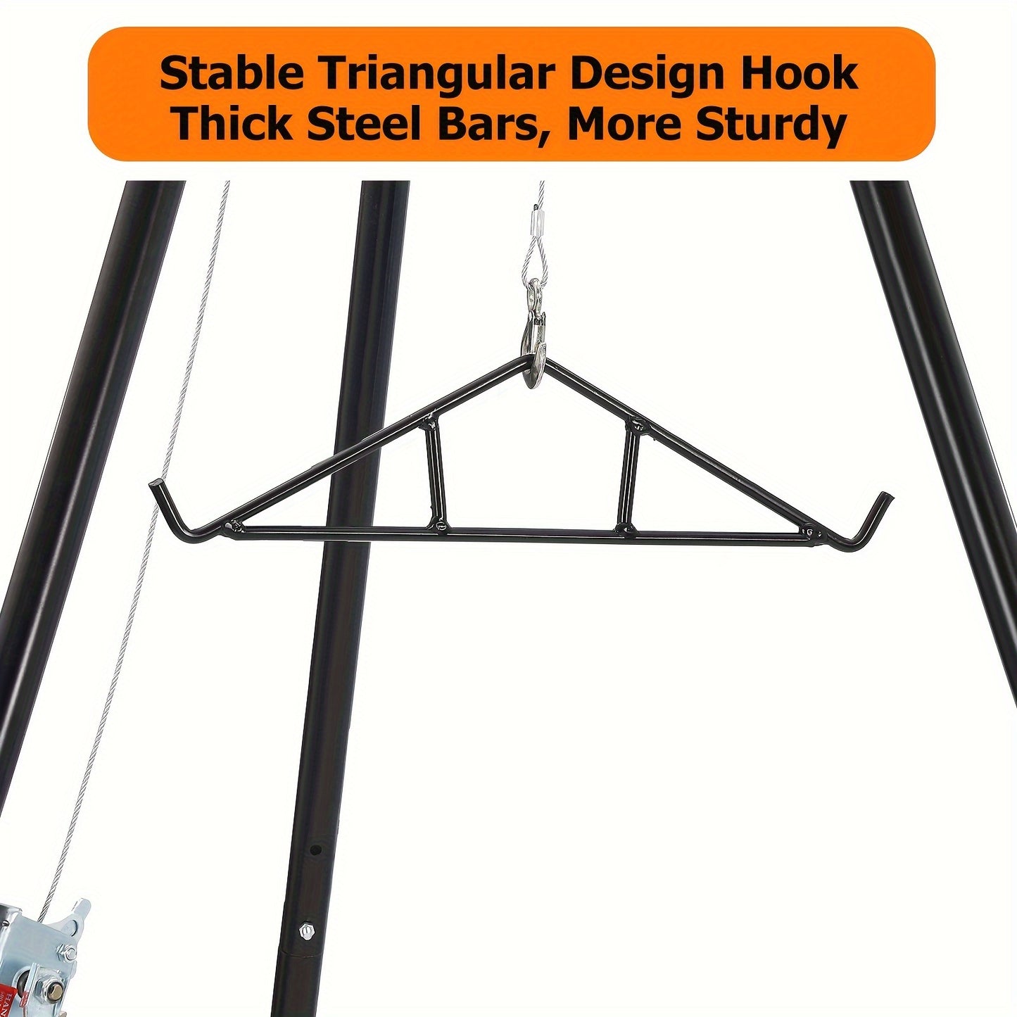Deer Hoist for Truck Hitch with Lifting Winch and Tool Tray - Parry's Picks