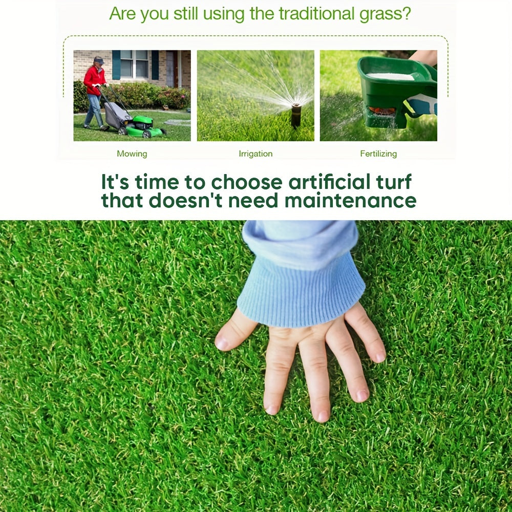 PETGROWD Artificial Grass Turf Realistic Outdoor Lawn Mat