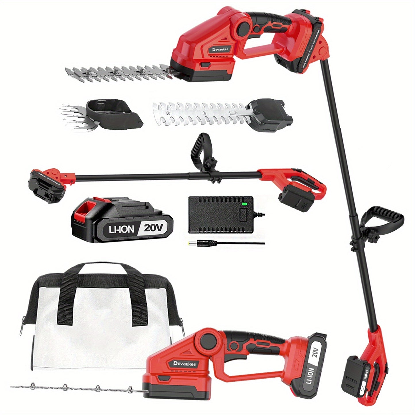 Cordless Grass Shear and Shrub Trimmer with Rechargeable Battery - Parry's Picks