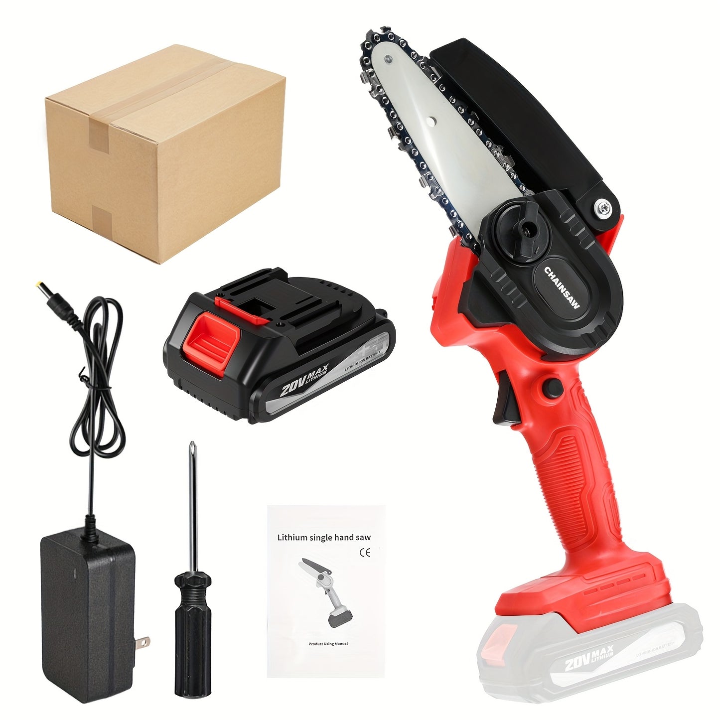 Portable Rechargeable Handheld Electric Mini Chainsaw for Gardening - Parry's Picks