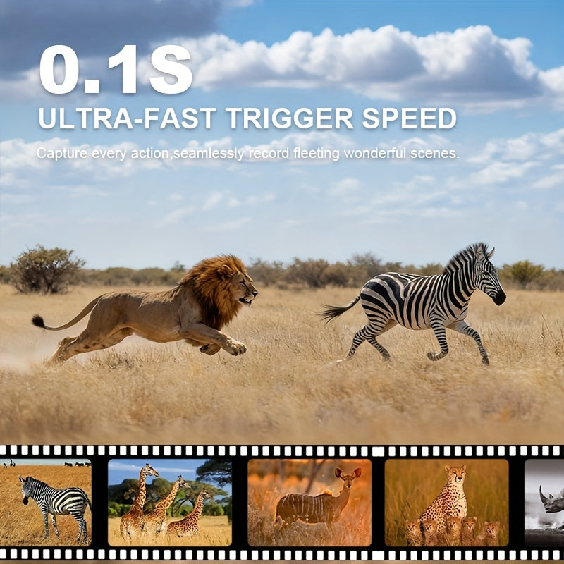 Beenocam Solar Hunting Camera 1080P HD Night Vision Motion