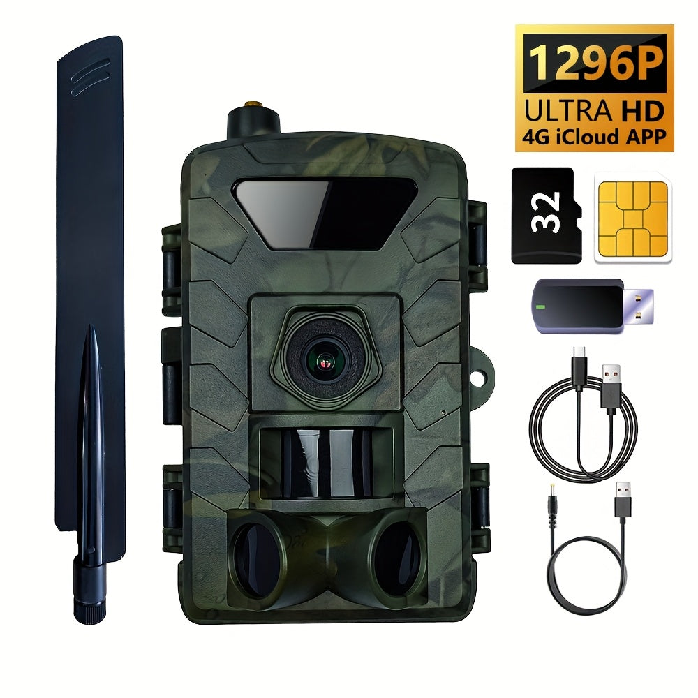 Lantoocam Cellular Hunting Camera 4G LTE Wireless Security
