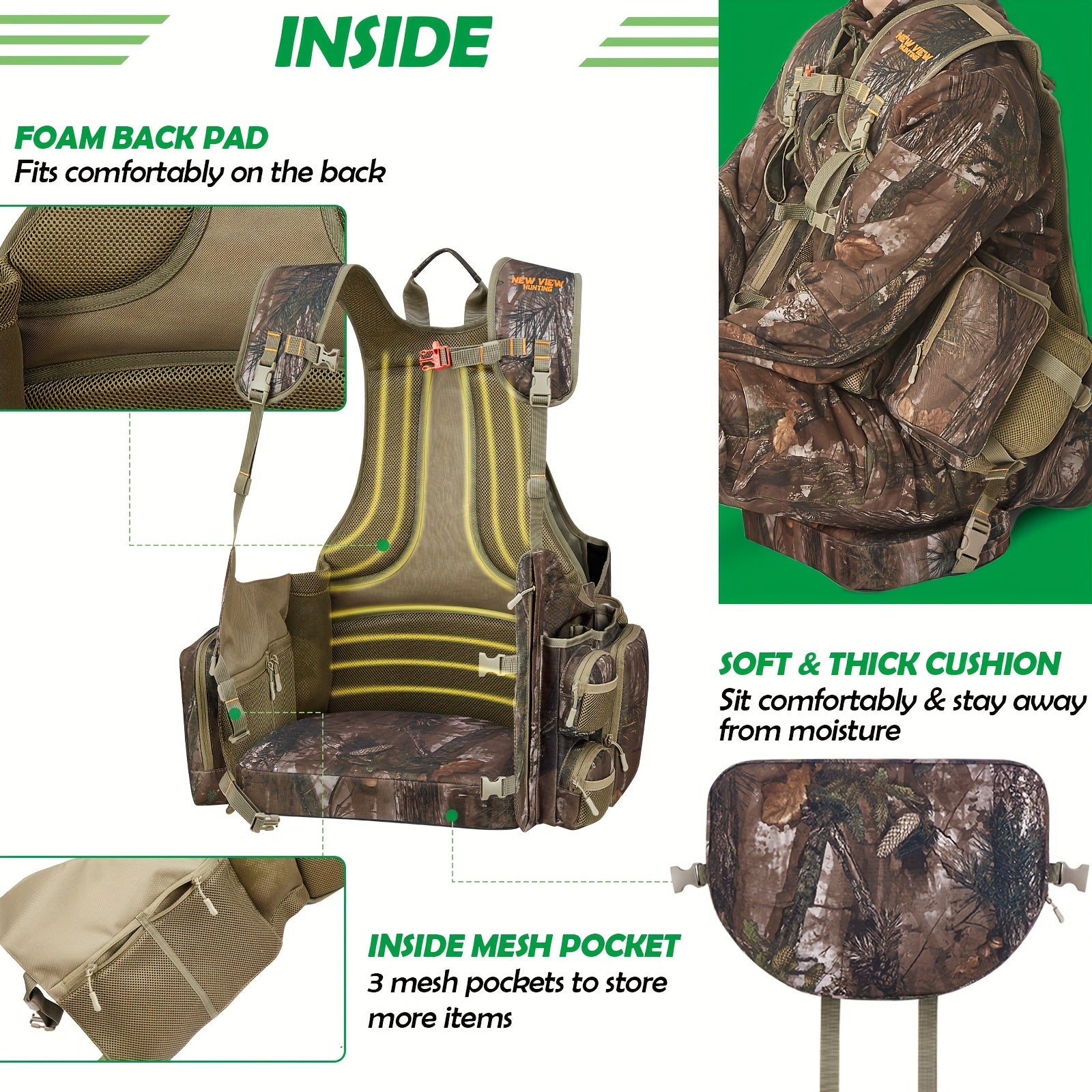 Turkey Hunting Backpack With Cushion For Outdoor Adventures - Parry's Picks
