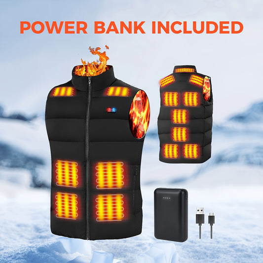 Ortizan Heated Vest for Outdoor Adventures in Cold Weather