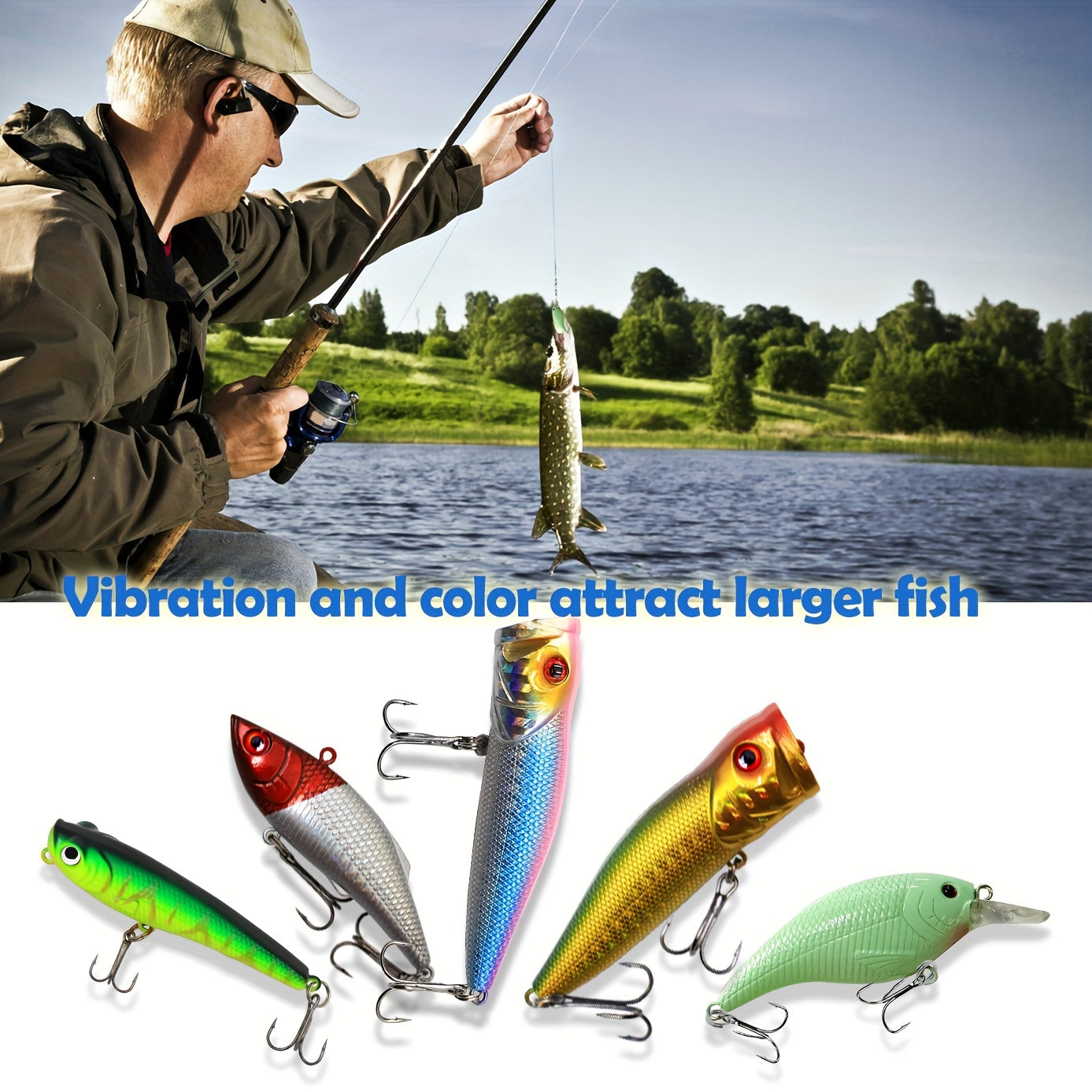 Mixed Color Fishing Lures Kit for Enthusiasts and Anglers - Parry's Picks