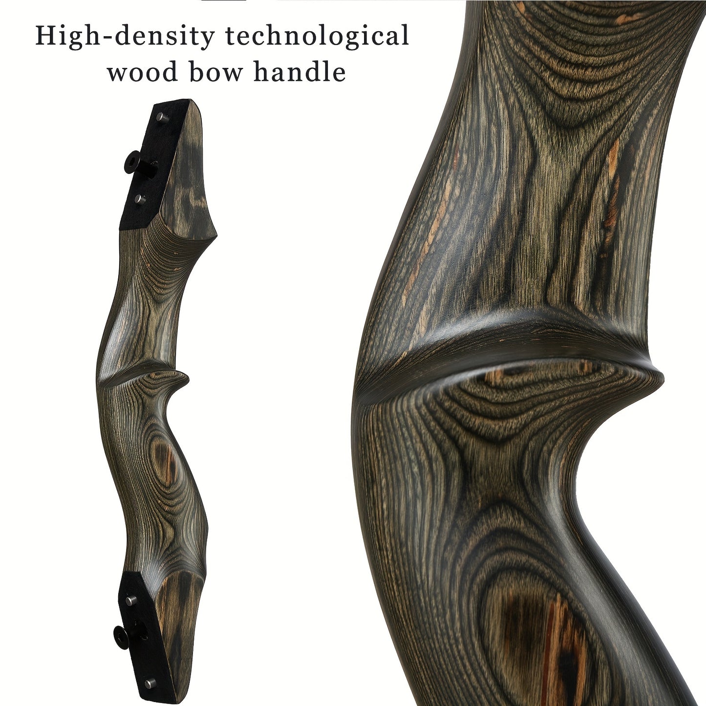1pc Right-Handed Wooden Recurve Bow Set for Adults - 60" Takedown Archery Bow with 30-50lbs Pull, Ideal for Hunting and Target Practice - For Archery Enthusiasts - Suitable for Independence Day, Labor Day, Father'S Day