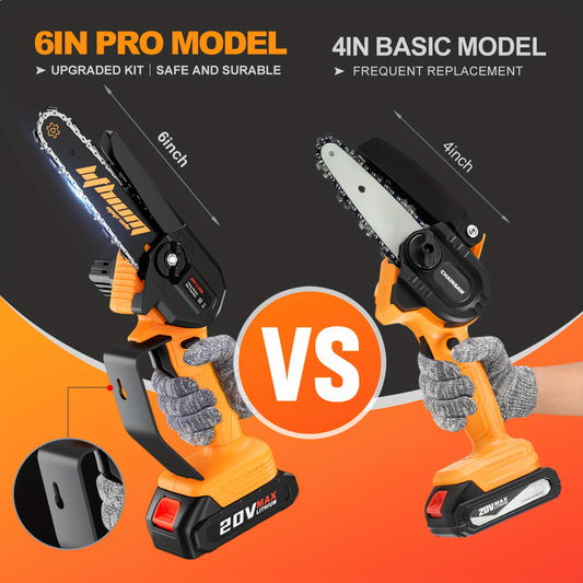 Cordless Mini Chainsaw For Effortless Wood Cutting And Pruning - Parry's Picks
