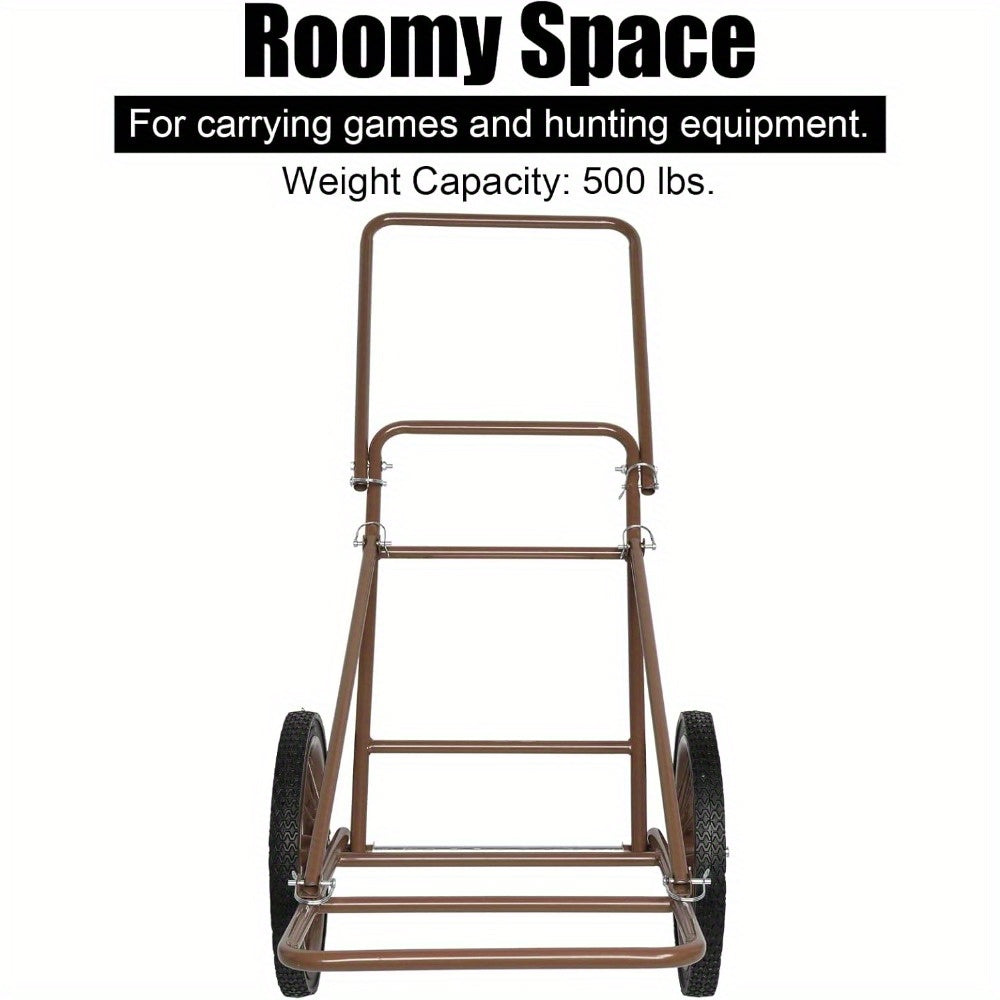 Folding Hunting Cart for Easy Transport and Heavy Loads