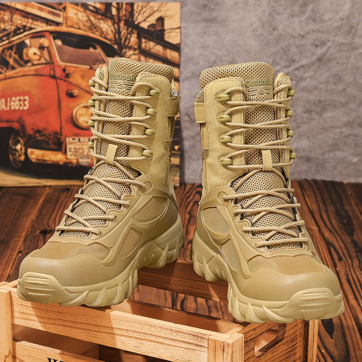 Men's High-Top Tactical Boots For Hiking Work Hunting All Season - Parry's Picks