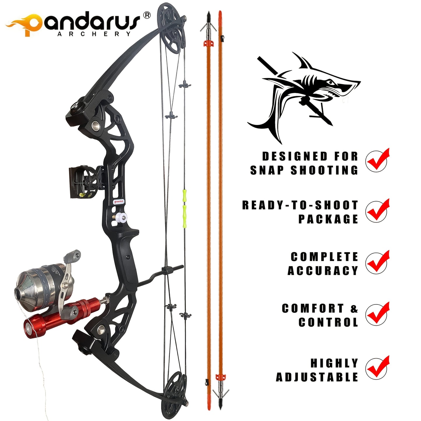 Bowfishing Bow Kit Ready to Shoot Right Handed Compound