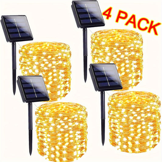 Solar String Lights 400 LED Outdoor Fairy Lights for Decor - Parry's Picks