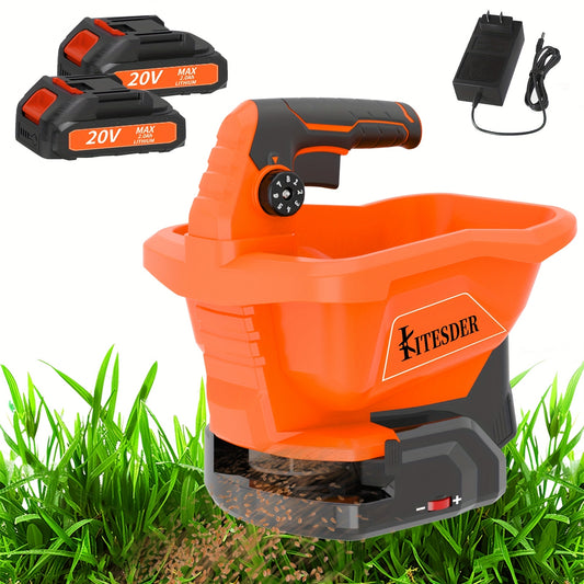 Electric Seeder Spreader With 2000mAh Batteries And Charger