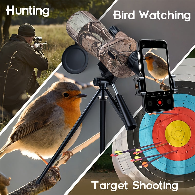 Spotting Scope With Tripod And Carrying Bag Outdoor Viewing