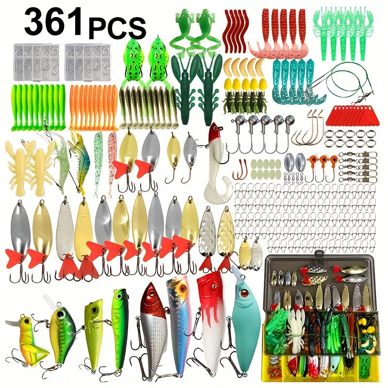 Fishing Lure Tackle Kit with Box for Every Angler - Parry's Picks