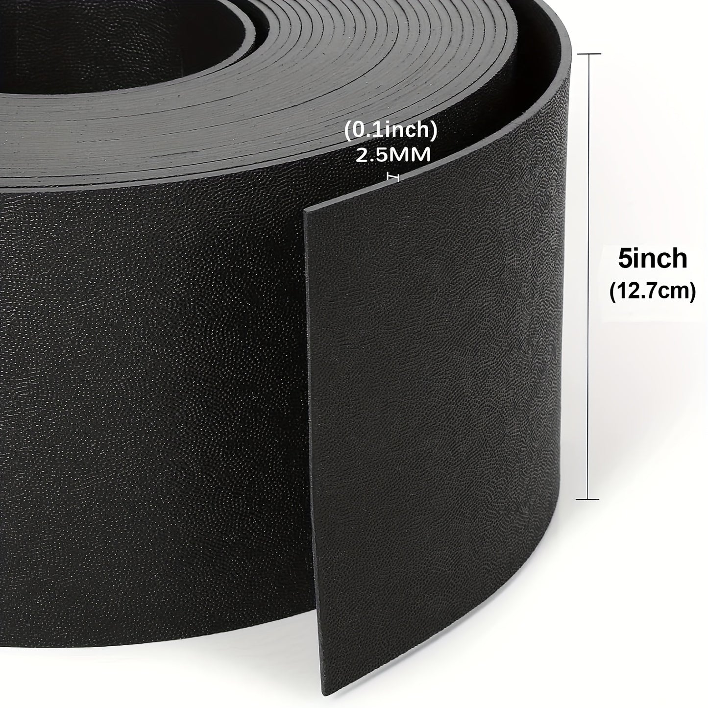 Flexible Black Plastic Garden Landscape Edging With Stakes