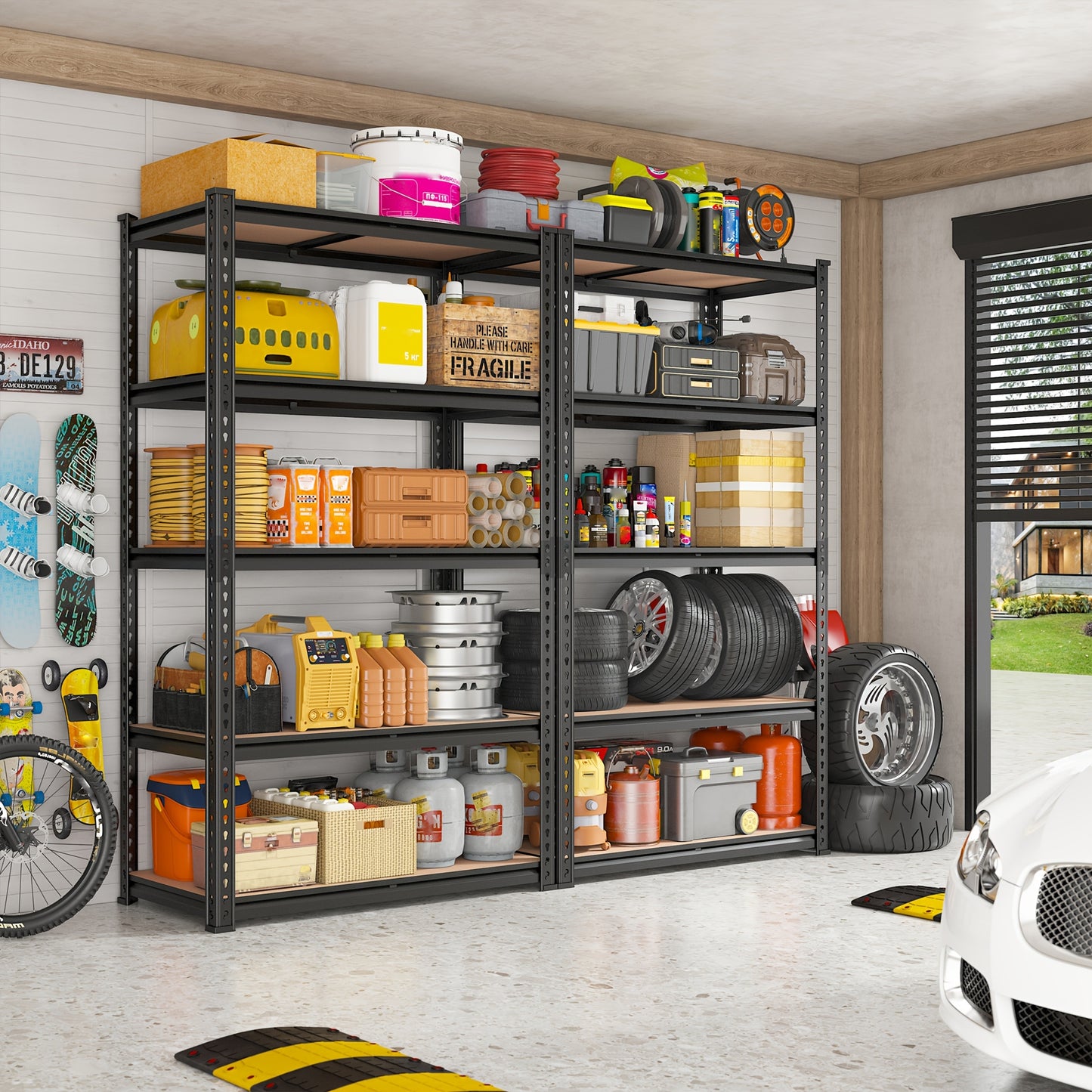 Heavy Duty Metal Storage Shelves for Garage and Utility Use - Parry's Picks