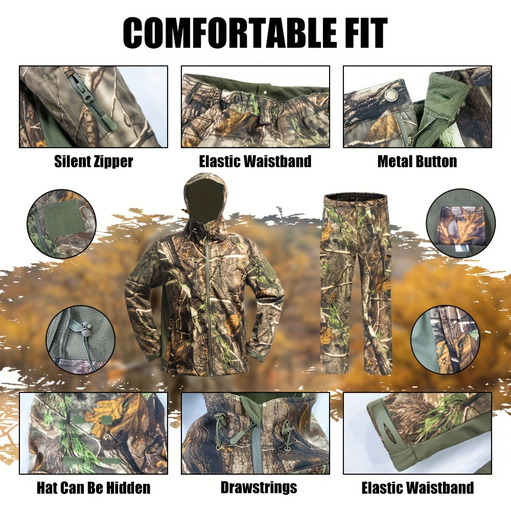 Camo Hunting Suit for Men - Quiet and Water Resistant - Parry's Picks