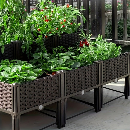 Elevated Garden Bed Set for Flowers and Vegetables - Parry's Picks