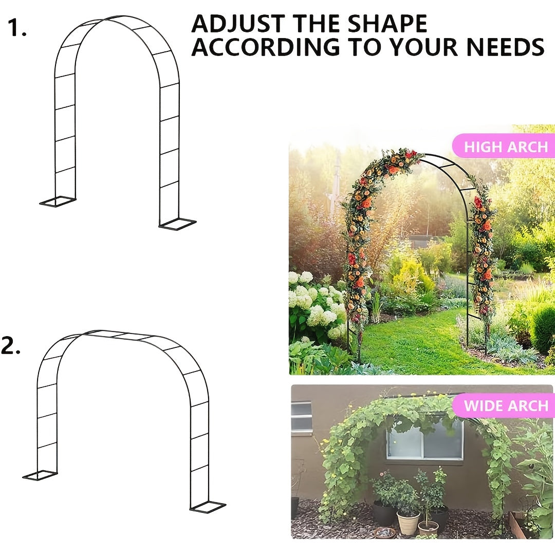 Metal Garden Pavilion Arch for Climbing Plants and Decor - Parry's Picks