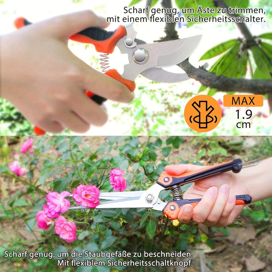 Heavy Duty Gardening Tool Set with Non-Slip Handles - Parry's Picks