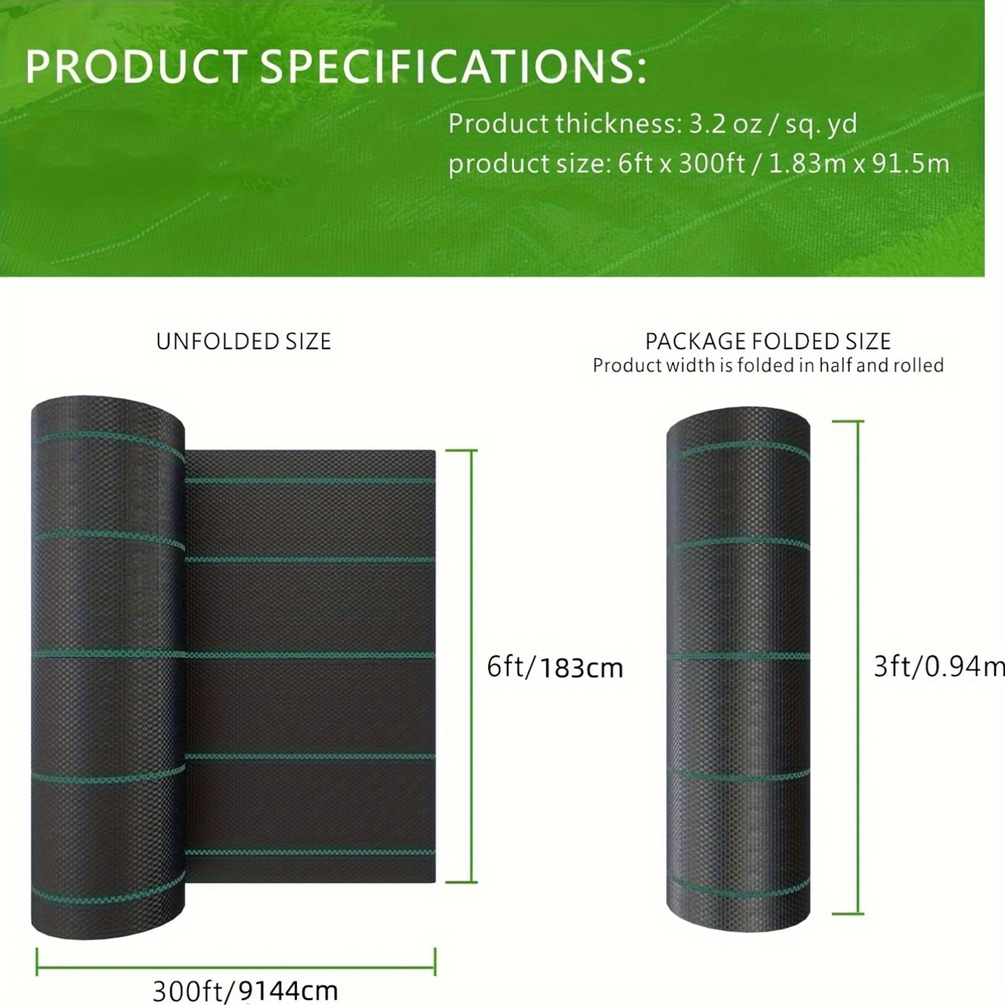 Premium Weed Barrier Landscape Fabric for Effective Garden Control - Parry's Picks