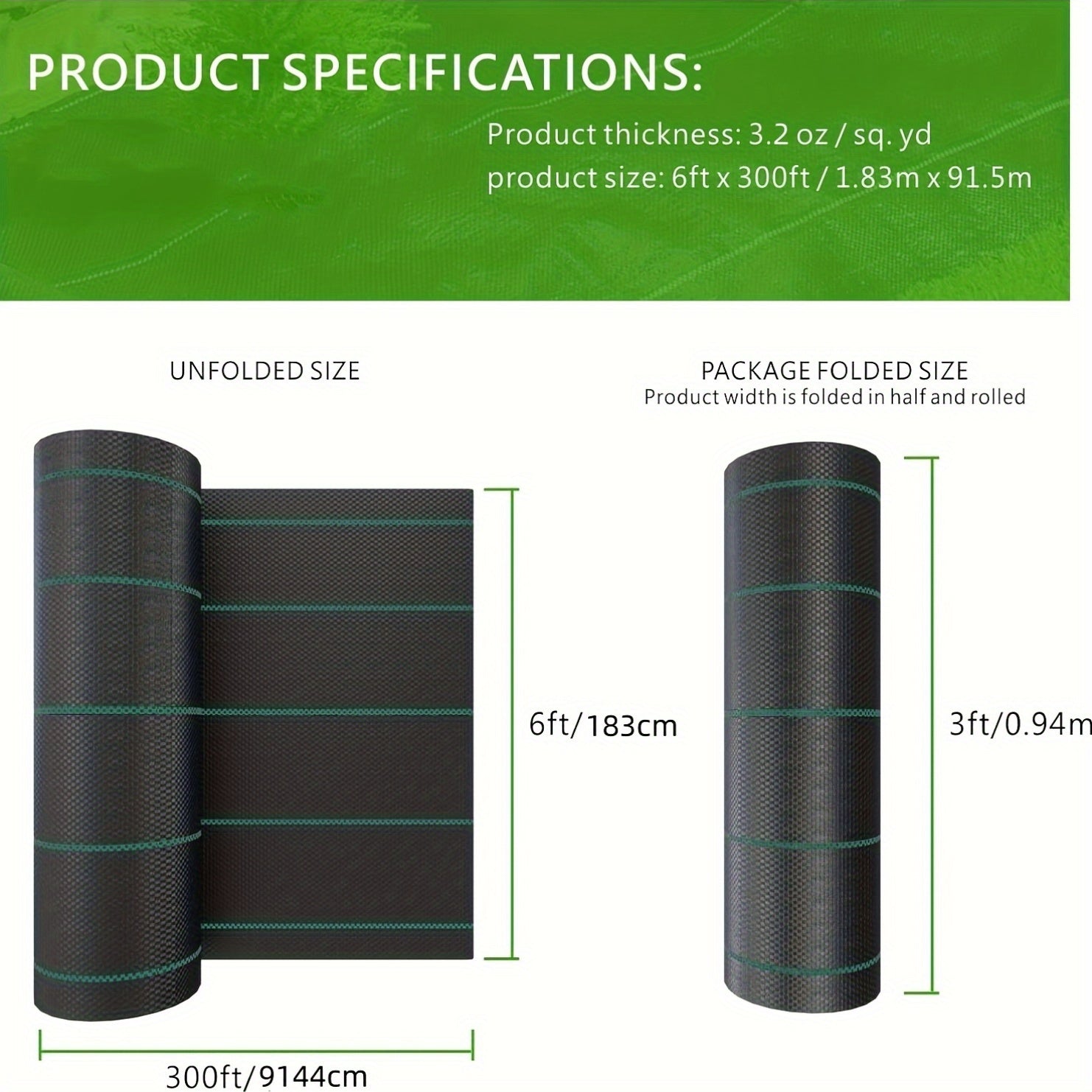Premium Weed Barrier Landscape Fabric for Effective Garden Control - Parry's Picks