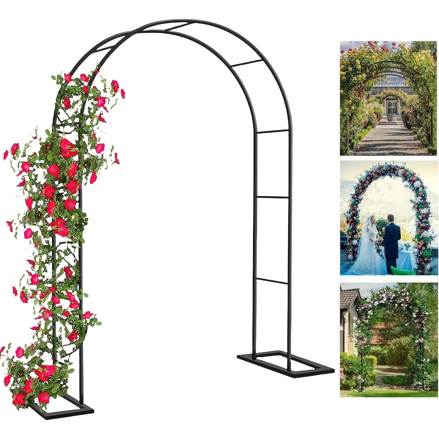 Metal Garden Pavilion Arch for Climbing Plants and Decor - Parry's Picks