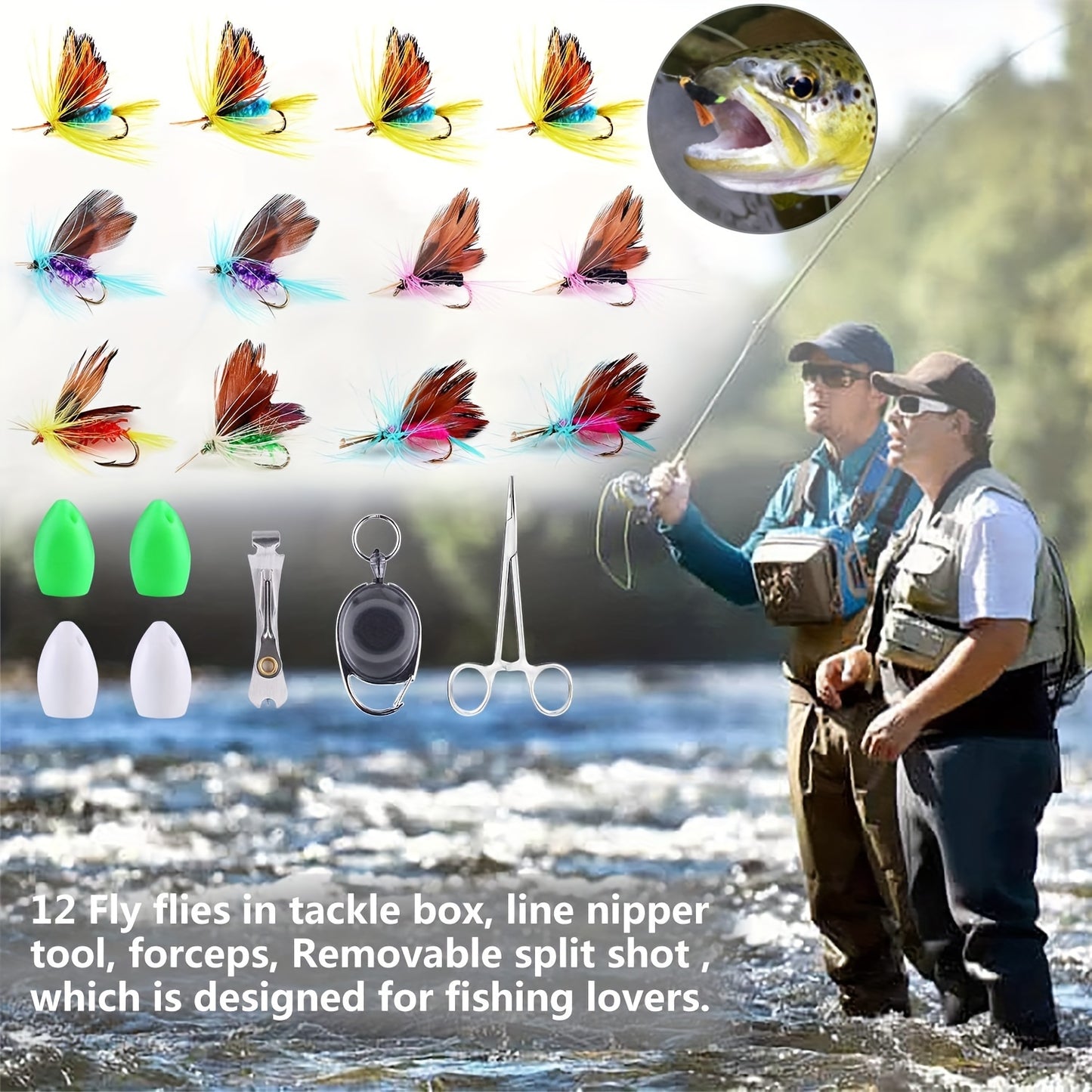 Fly Rod And Reel Starter Kit For Freshwater And Saltwater