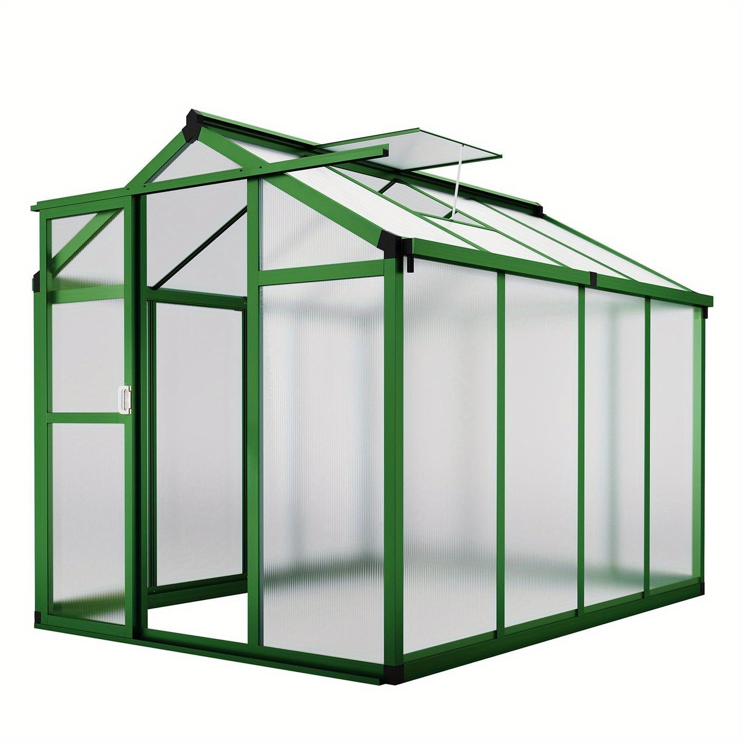Walk In Greenhouse With Vent Roof Window And Aluminum Frame