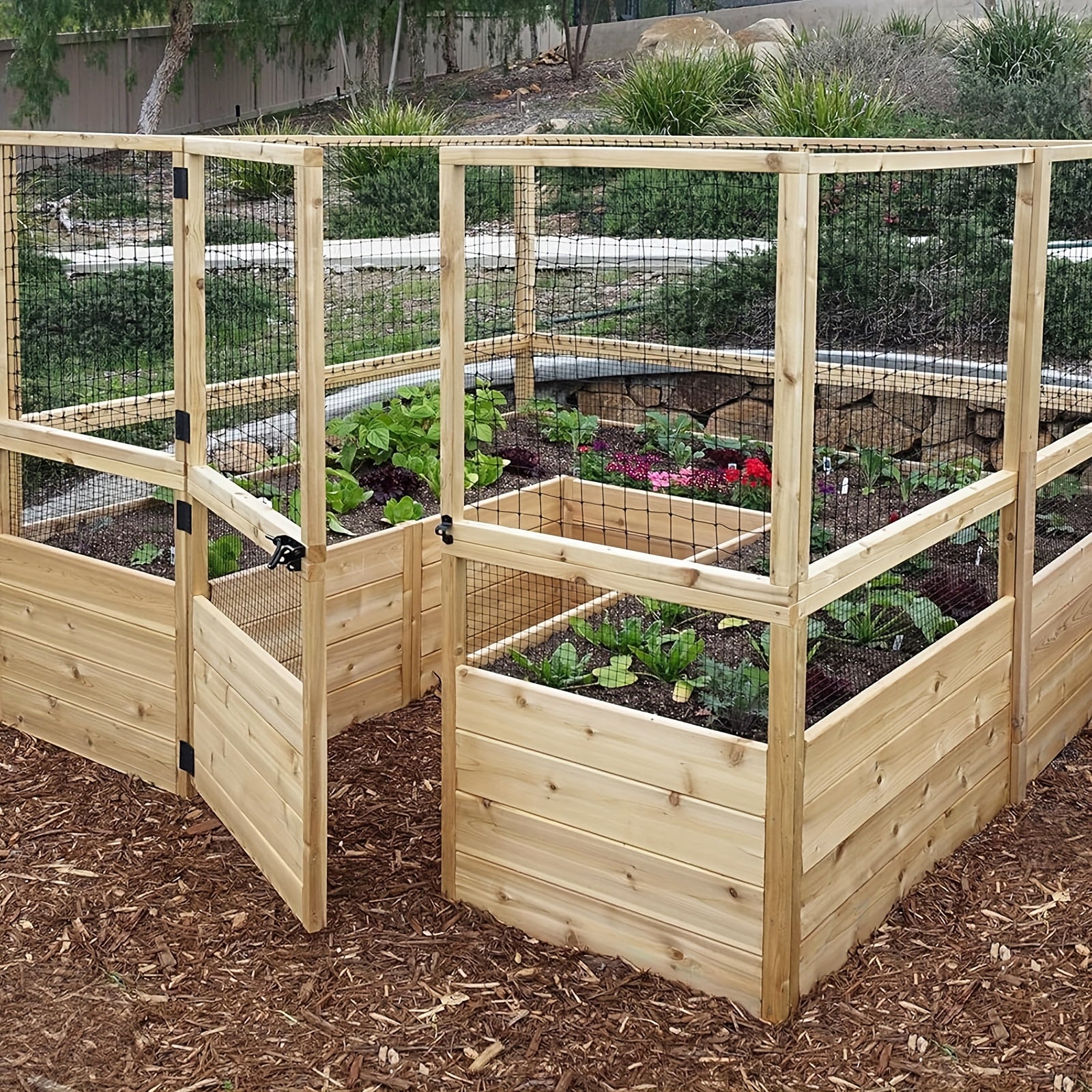 Durable Black Welded Wire Fence for Garden and Yard Protection - Parry's Picks