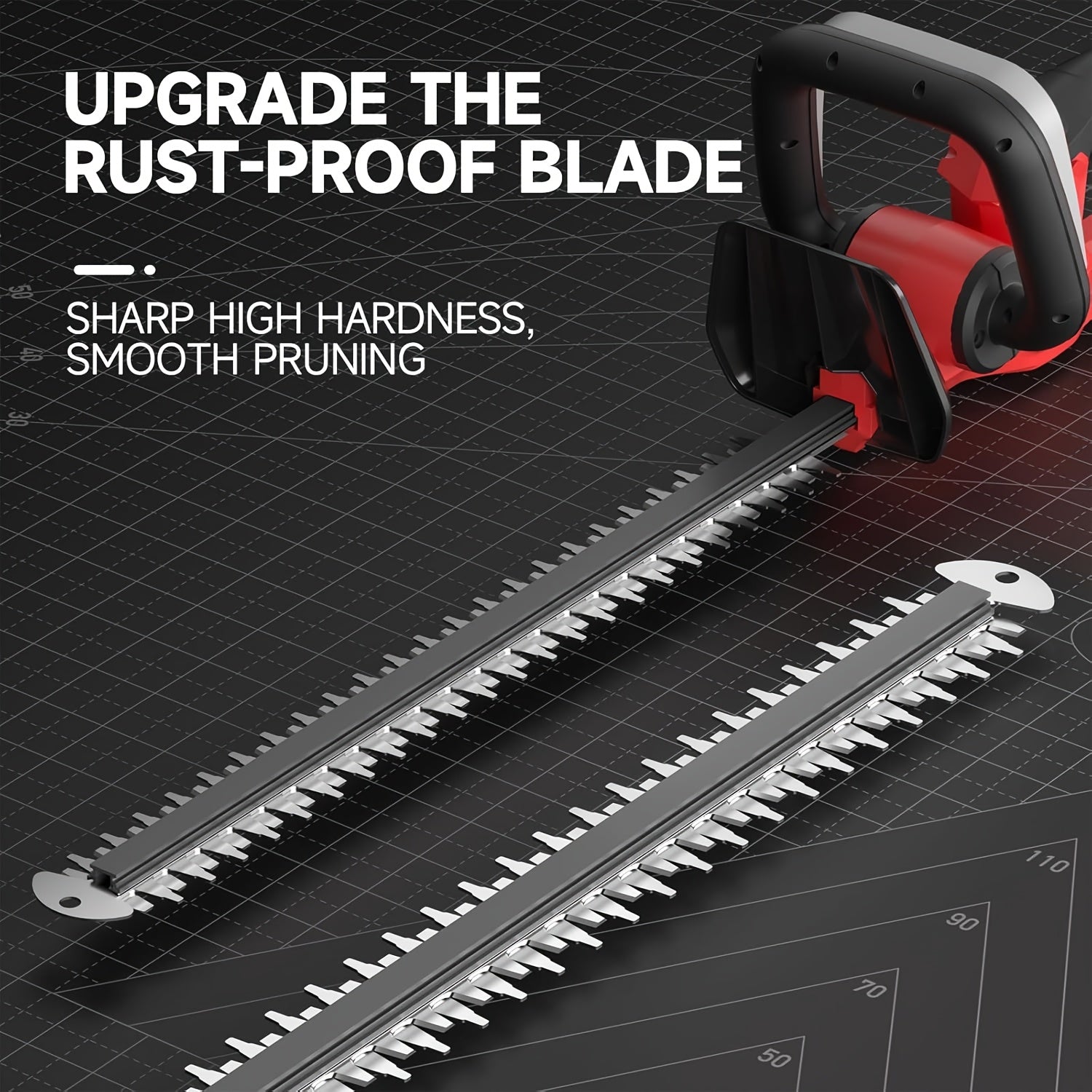 PULlTUO Cordless Hedge Trimmer with Dual-Action Blades - Parry's Picks