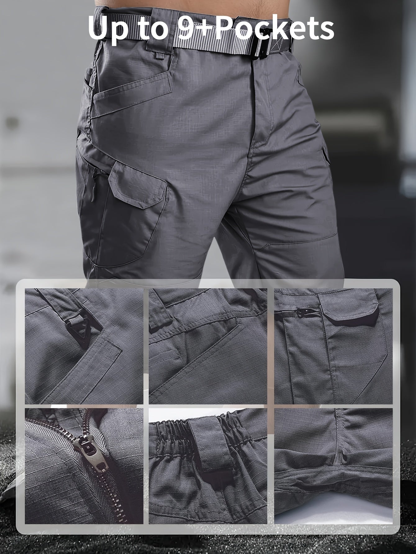 Mens Cargo Hiking Shorts With Multiple Pockets For Outdoors